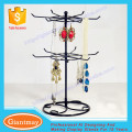 protable light duty countertop metal hook display stands for keychain